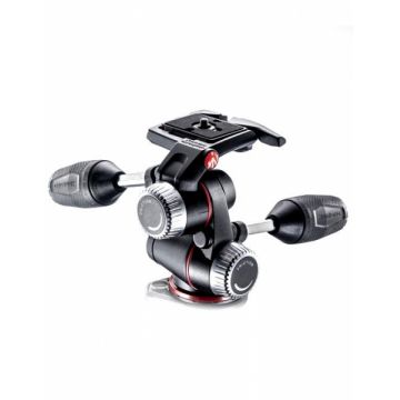 Manfrotto X-PRO cap trepied foto 3-Way cu manere retractabile