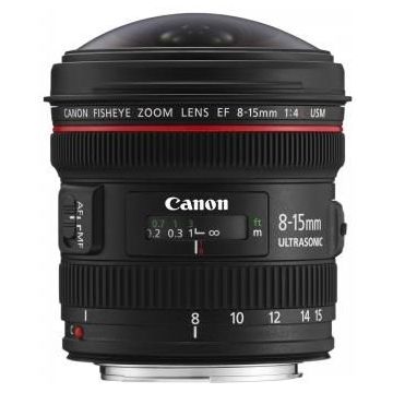 Obiectiv Canon EF 8-15mm f/4 L USM Fisheye