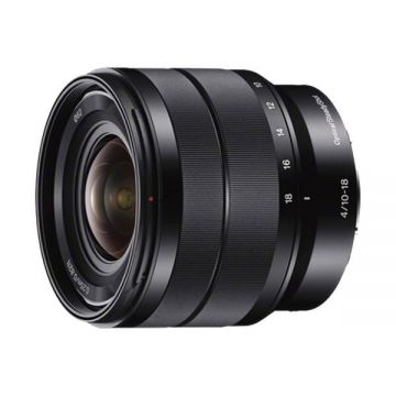 Obiectiv Sony, montura E, 10-18mm, f4 OSS, Negru