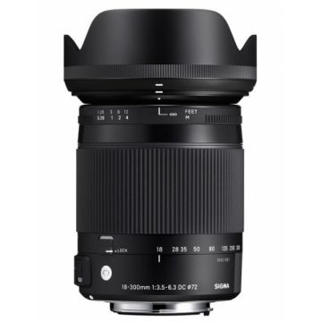 Sigma 18-300mm f3.5-6.3 DC Obiectiv Foto DSLR MACRO CANON Sigma 18-300mm f3.5-6.3 DC Obiectiv Foto DSLR MACRO CANON