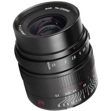 7Artisans Obiectiv manual 7Artisans 24mm F1.4 pentru Canon EOS-M