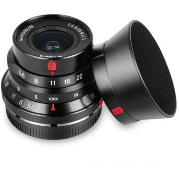 7Artisans Obiectiv Manual 7Artisans 28mm F5.6 Wide Angle pentru Leica M-Mount Black