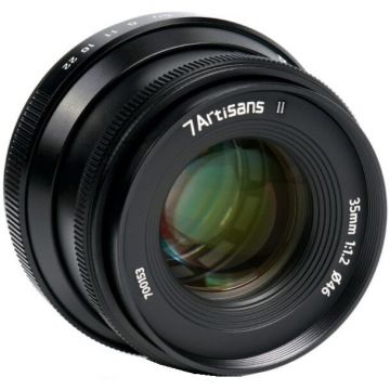 7Artisans Obiectiv manual 7Artisans 35mm F1.2 MK II negru pentru Nikon Z-mount