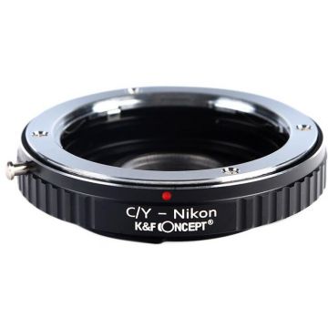 K&F Concept Adaptor montura  cu sticla optica Kent Faith C/Y-Nikon de la Contax Yashica la Nikon KF06.081