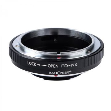 K&F Concept Adaptor montura  cu sticla optica Kent Faith PK-Nikon de la Pentax K la Nikon