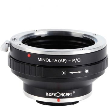 K&F Concept Adaptor montura K&F Concept AF-P/Q de la Minolta AF la Pentax Q-Mount