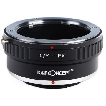 K&F Concept Adaptor montura K&F Concept C/Y-FX  de la Contax Yashica la Fuji X-Mount