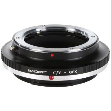 K&F Concept Adaptor montura K&F Concept C/Y-GFX de la Contax Yashica la Fuji GFX