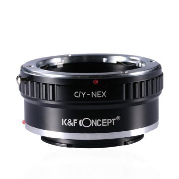 K&F Concept Adaptor montura K&F Concept C/Y-NEX de la Contax Yashica la Sony E-Mount (NEX)
