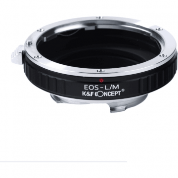 K&F Concept Adaptor montura K&F Concept EOS-LM  de la Canon EOS la Leica M