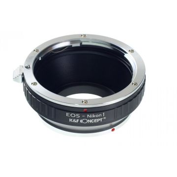 K&F Concept Adaptor montura K&F Concept EOS-Nikon 1 de la Canon EOS la Nikon 1
