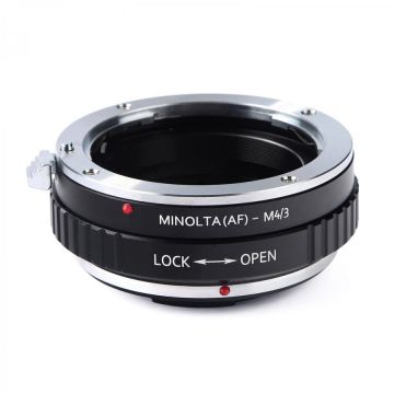 K&F Concept Adaptor montura K&F Concept Minolta(AF)-M4/3   de la Minolta A / Sony A la Micro 4/3 (MFT)