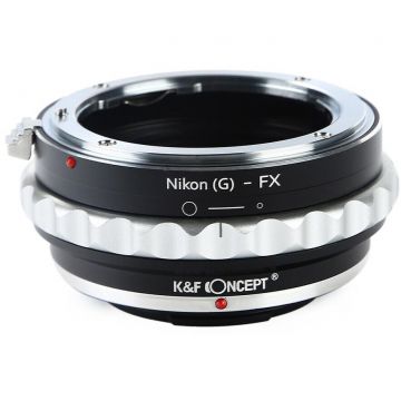 K&F Concept Adaptor montura K&F Concept Nikon(G)-FX  de la Nikon G la Fuji X-Mount