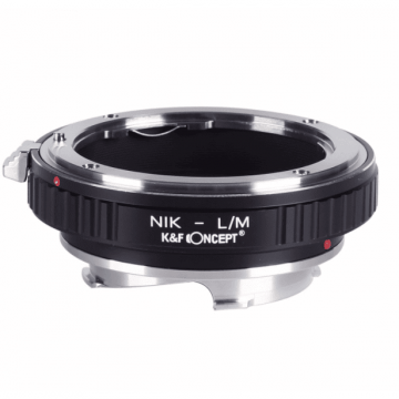 K&F Concept Adaptor montura K&F Concept Nikon-LM de la Nikon la Leica M