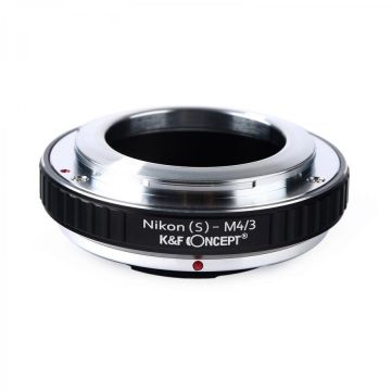K&F Concept Adaptor montura K&F Concept Nikon(S)-M4/3  de la Nikon S la Micro 4/3 (MFT)