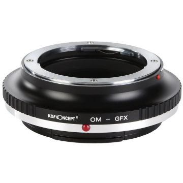 K&F Concept Adaptor montura K&F Concept  OM-GFX de la Olympus OM la Fuji GFX-Mount