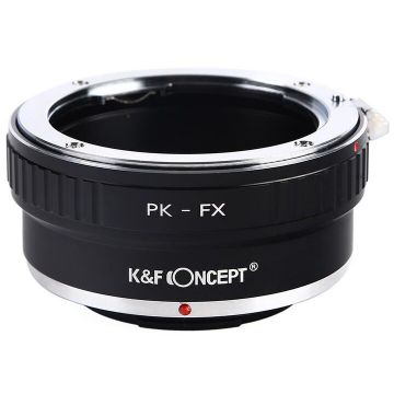 K&F Concept Adaptor montura K&F Concept PK-FX de la Pentax K la Fuji X-Mount