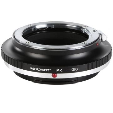K&F Concept Adaptor montura K&F Concept PK-GFX de la Pentax K la Fuji GFX