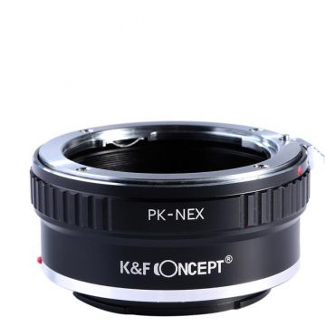 K&F Concept Adaptor montura K&F Concept PK-NEX de la Pentax K la Sony E-Mount (NEX)