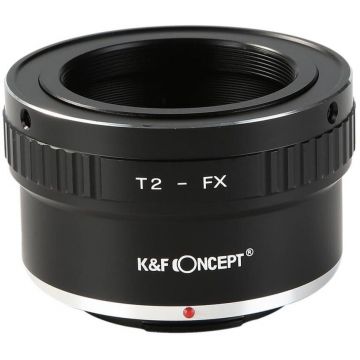 K&F Concept Adaptor montura K&F Concept T2-FX de la T2-Mount la Fuji X-Mount