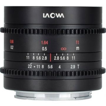 Laowa Obiectiv Manual Venus Optics Laowa 9mm t/2.9 Zero-D Cine-Mod pentru Canon RF-Mount