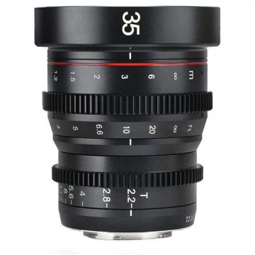 Meike Obiectiv manual Meike 35mm T2.2 Cine pentru Sony E-Mount