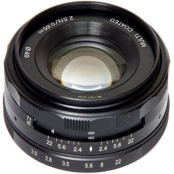 Meike Obiectiv manual Meike 50mm F2.0 pentru Sony E-mount