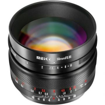 Meike Obiectiv Meike 50mm F0.95 Negru pentru Fujifilm FX-Mount