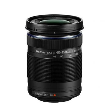 Obiectiv Foto Mirrorless OM System 40-150mm F4-5.6 R, Montura MFT, Autofocus (Negru)