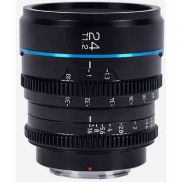 Sirui Obiectiv Manual Sirui Nightwalker 24mm T1.2 S35 S35 Cine Black M43 Mount