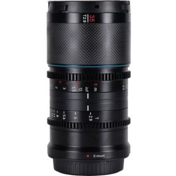 Sirui Obiectiv Manual Sirui Saturn Anamorphic 1.6x 35mm T2.9 FF Carbon Fiber Sony E-Mount Blue Flare