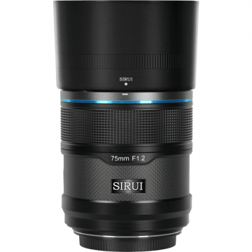Sirui Sirui Sniper Lens APS-C AF 75mm F1.2 E-Mount Black Carbon