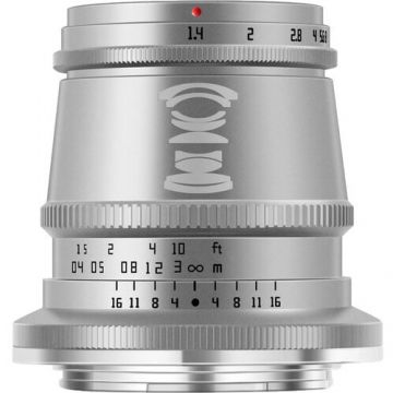TTArtisan Obiectiv TTArtisan 17mm F1.4 Silver pentru Nikon Z Mount