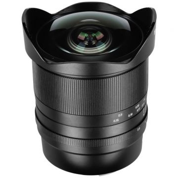 7Artisans Obiectiv Manual 7Artisans, 10mm, F2.8, Full Frame Fisheye, Canon RF, Negru