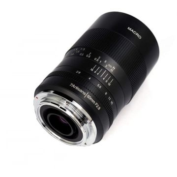 7Artisans Obiectiv Manual 7Artisans Macro, 60mm, f/2.8, pentru Nikon Z, Negru