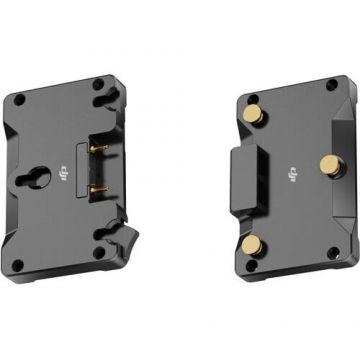 Adaptor Acumulator Gold Mount pentru Sistemul de Transmisie DJI Negru