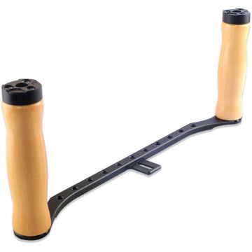 Cadru cu Manere Ajustabile HD-1-CAGE pentru Monitor Camera 7/9Inch Negru/Maro