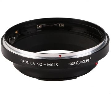 K&F Concept Adaptor montura  K&F Concept Bronica SQ-M645 de la Bronica SQ la Mamiya 645 SQ-M645