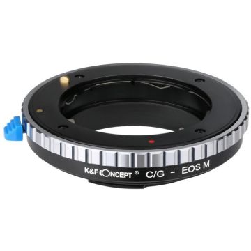K&F Concept Adaptor montura K&F Concept C/G-EOS M  de la Contax G la Canon EOS M-Mount