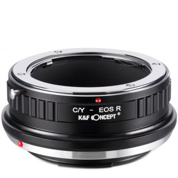 K&F Concept Adaptor montura K&F Concept C/Y-EOS R de la Contax/Yashica la Canon EOS R