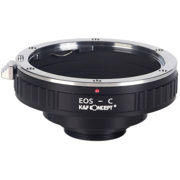 K&F Concept Adaptor montura K&F Concept EOS-C de la Canon EOS/EF la C-mount