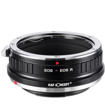 K&F Concept Adaptor montura K&F Concept EOS-EOS R de la Canon EOS la Canon EOS R