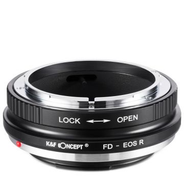 K&F Concept Adaptor montura K&F Concept FD-EOS R de la Canon FD la Canon EOS R
