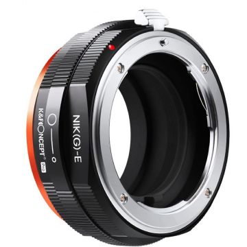 K&F Concept Adaptor montura K&F Concept M18105 Nik(G)-NEX PRO de la Nikon(G) la Sony E-Mount (NEX) KF06.438