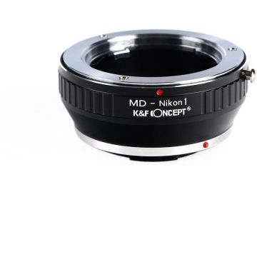 K&F Concept Adaptor montura K&F Concept MD-Nikon1 de la Minolta MD MC la Nikon1