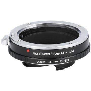 K&F Concept Adaptor montura K&F Concept Minolta(A)-LM de la Minolta A/Sony A la Leica M