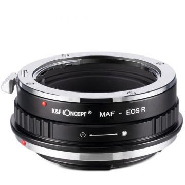K&F Concept Adaptor montura K&F Concept Minolta (AF)-EOS R de la Minolta AF/Sony A la Canon EOS R