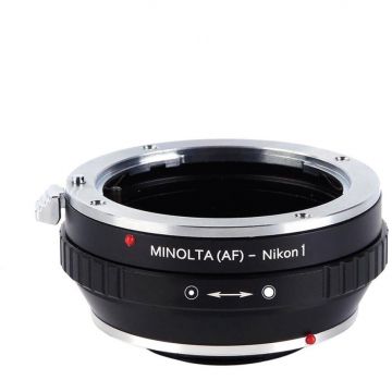 K&F Concept Adaptor montura K&F Concept Minolta(AF)-Nikon1 de la Sony Minolta A/ Sony A la Nikon1