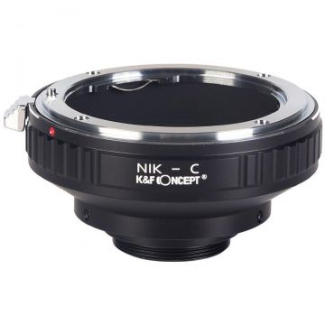 K&F Concept Adaptor montura K&F Concept Nik-C de la Nikon F la C-mount