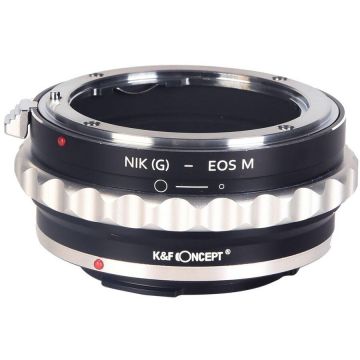 K&F Concept Adaptor montura K&F Concept Nik(G)-EOS M de la Nikon G la Canon EOS M